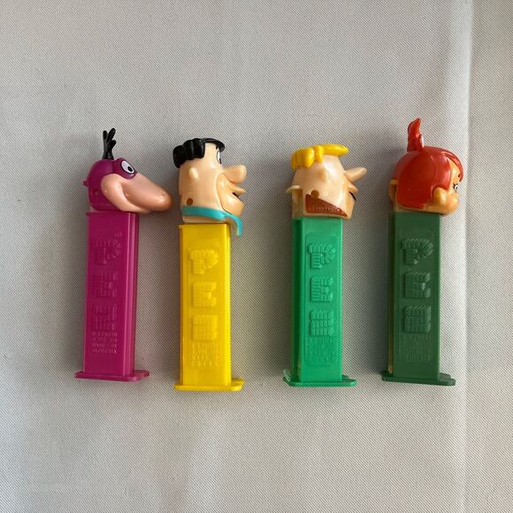 Flintstones Pez Dispenser Set‎ Of 4 Dino,Fred,Barney And Pebbles Slovenia/China - Picture 3 of 6